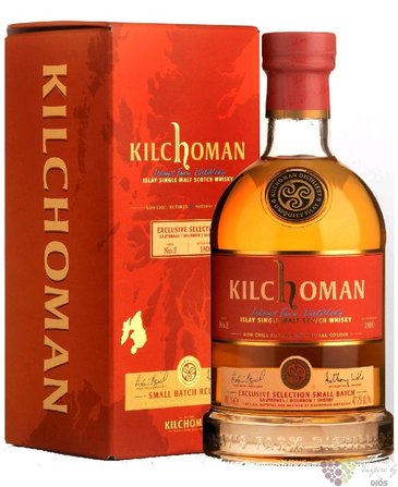 Kilchoman  Exclusive select Small Batch no.2  single malt Islay whisky 47.2% vol.  0.70 l