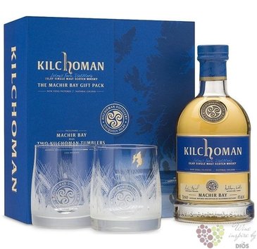 Kilchoman  Machir bay  2glass pack Islay single malt whisky 46% vol.  0.70 l