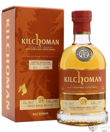Kilchoman Small batch Comptoir Irlandais  Bourbon &amp; Oloroso &amp; Cognac  Islay 50.6% vol.  0.