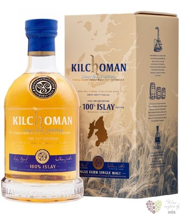 Kilchoman  100% Islay 12th Edition  single malt Islay whisky 50% vol.  0.70 l