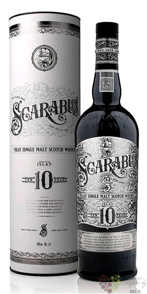 Scarabus 10 years old single malt Islay whisky by Hunter Laing 46% vol.  0.70 l