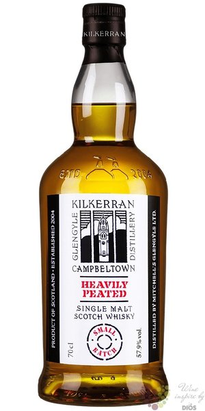 Kilkerran  Heavily Peated Batch 11  Campbeltown whisky by Michels Glengyle 57.9% vol.  0.70 l