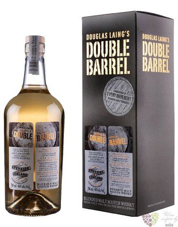Douglas Laing Double Barrel  Lowland &amp; Speyside  malt Scotch whisky 46%vol. 0.70 l