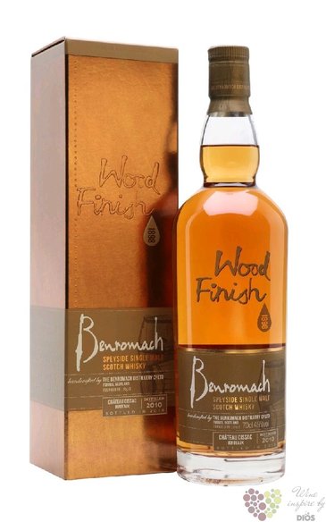 Benromach Wood finish  Chateau Cissac cask  2010 single malt Speyside whisky 45% vol.   0.70 l