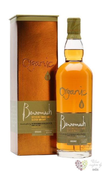 Benromach  Organic  2008 single malt Speyside whisky 43% vol.  0.70 l