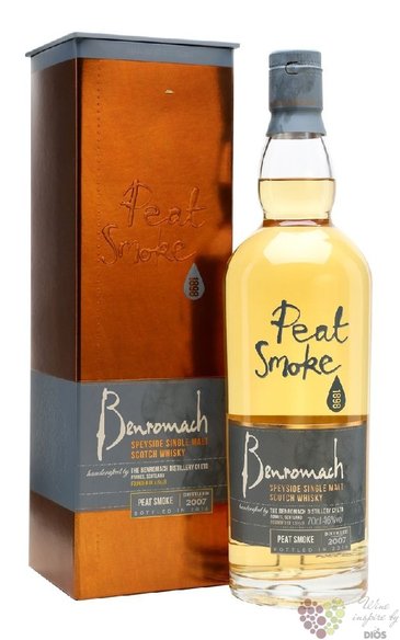 Benromach  Peat smoke  2007 single malt Speyside whisky 46% vol.  0.70 l