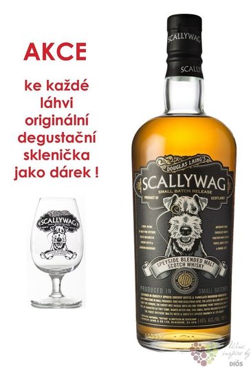 Scallywag glass set blended malt Speyside whisky 46% vol.  0.70 l