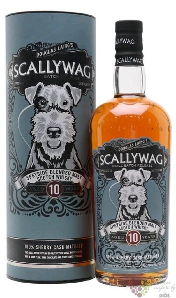 Scallywag  100% Sherry cask  aged 10 years Speyside whisky 46% vol.  0.70 l