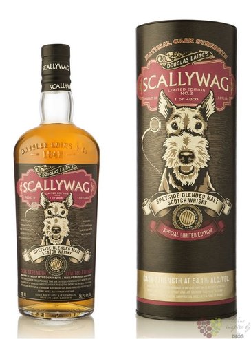 Scallywag „ Cask strength ltd no.2 ” blended malt Speyside Scotch whisky 54.1% vol.  0.70 l