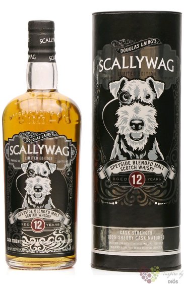 Scallywag  Cask strength 100% Sherry cask  aged 12 years Speyside whisky 54.6% vol.  0.70 l