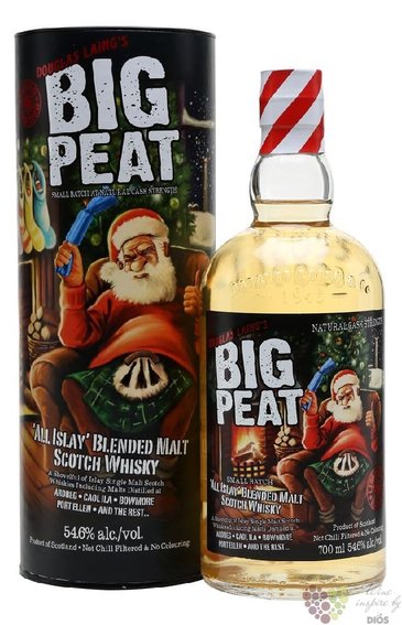 Big Peat  Christmas edit. 2016  Islay blended malt whisky 54.6% vol.  0.70 l