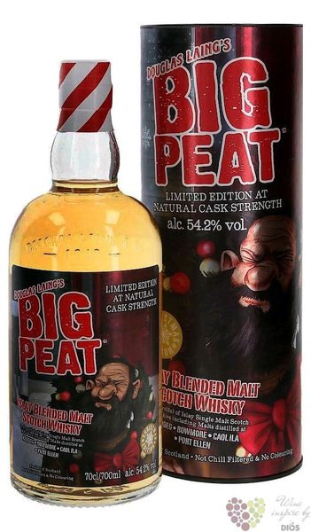 Big Peat  Christmas edit. 2022  Islay blended malt whisky 54.2% vol.  0.70 l