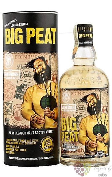 Big Peat „ Edinburgh Edition II. ” Islay blended malt whisky 48% vol.  0.70 l