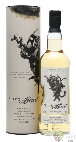 Peats Beast single malt Scotch whisky by Fox Fitzgerald 46% vol.  0.70 l