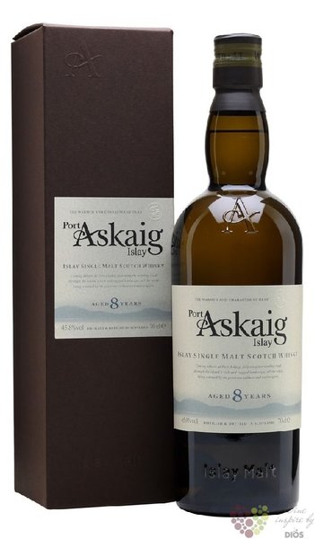 Port Askaig aged 8 years Islay whisky by Elixir Distillers 45.8% vol.  0.70 l