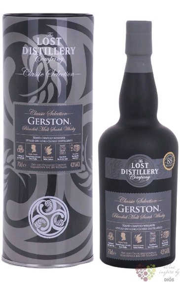 the Lost distillery  Gerstron Classic  blended malt Scotch whisky 43% vol.  0.70 l