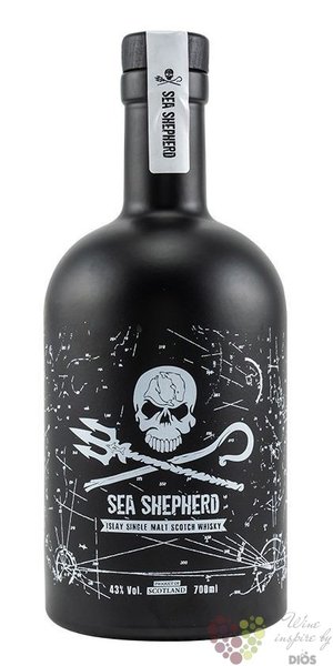 Sea Shepherd single malt Islay whisky 43% vol.  0.70 l