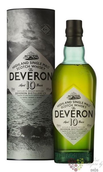 the Deveron 10 years old single malt Highland whisky 40% vol.  0.70 l