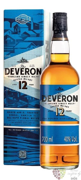 the Deveron 12 years old single malt Highland whisky 40% vol.  0.70 l