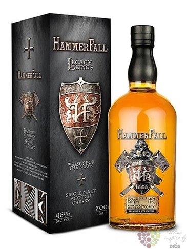 Hammerfall  Legacy  single malt Speyside whisky 46% vol.  0.70 l