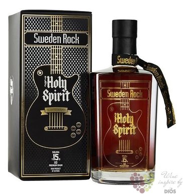 Sweden Rock  Holy spirit Xo  aged 15 years rum of Guyana 40% vol.  0.70 l