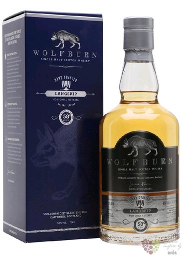 Wolfburn „ Langskip ” Highlands whisky 58% vol. 0.70 l