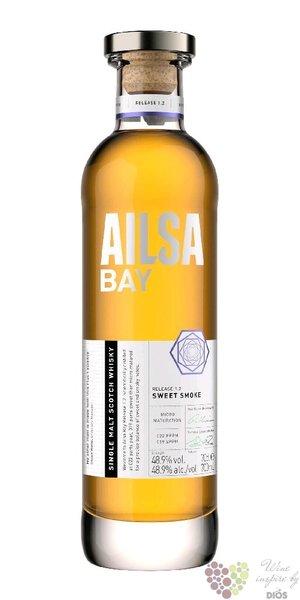 Ailsa Bay  Sweet Smoke  peated Lowland whisky 48.9% vol.  0.70 l