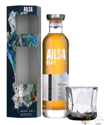Ailsa Bay  Sweet Smoke  glass set Lowland whisky 48.9% vol.  0.70 l