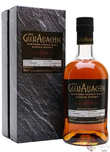 GlenAllachie 1989 Single Cask Speyside whisky 45.8% vol.  0.70 l