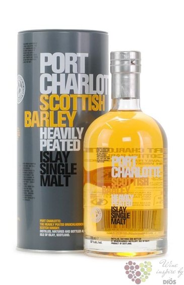 Port Charlotte  Scottish Barley Heavily Peated  single malt Islay whisky 50% vol.  0.70 l