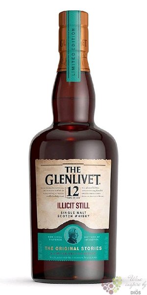 Glenlivet  Illicit Still  aged 12 years Speyside single malt whisky 48% vol.  0.70 l