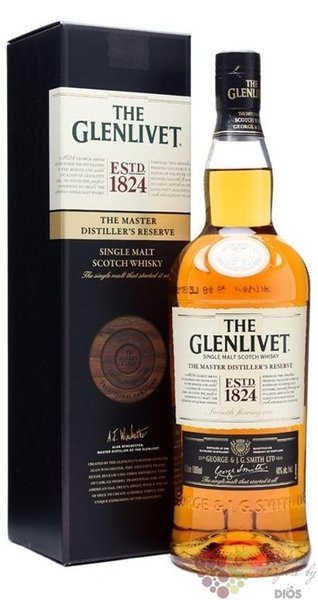 Glenlivet Master distillers reserve I.  Triple cask blend  Speyside whisky 40% vol.  1.00 l