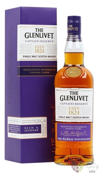 Glenlivet  Captains reserve  Speyside single malt whisky 43% vol.  0.70 l