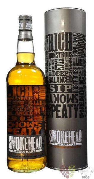 Smokehead  Extra Rare ed.I  single malt Islay whisky by Ian MacLeod 40% vol.  1.00 l