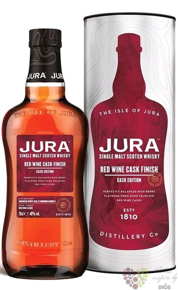 Jura cask edition  Red wine  single malt Jura whisky 40% vol.  0.70 l