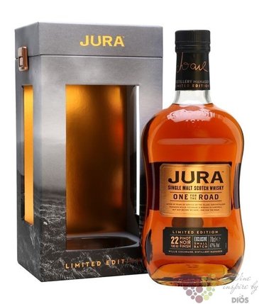 Jura  One for the road   aged 22 years single malt Jura whisky 47% vol.  0.70l