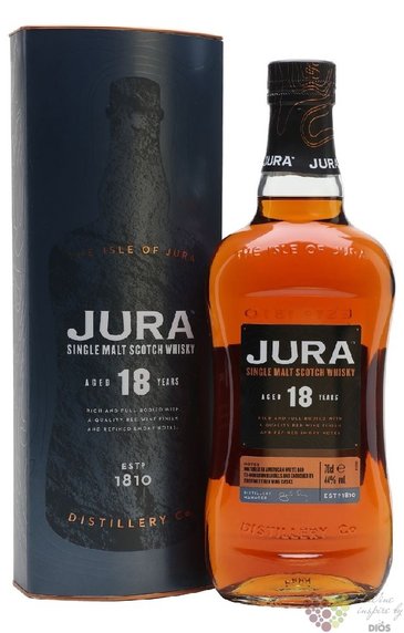 Jura  Red wine cask  aged 18 years single malt Jura island whisky 44% vol.  0.70 l