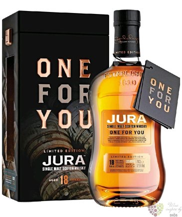 Jura  One for You  aged 18 years single malt Jura whisky 52.5% vol.  0.70 l