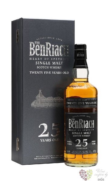 BenRiach  Heart of Speyside  aged 25 years Speyside single malt whisky 46.8% vol.    0.70 l