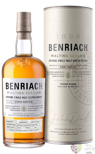 BenRiach  Malting Season 1st ed.  Speyside single malt whisky 48.7% vol.  0.70 l