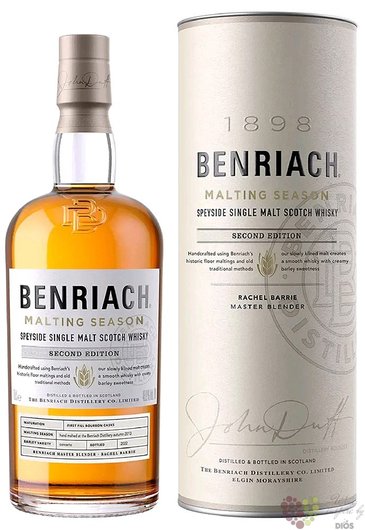 BenRiach  Malting Season 2st ed.  Speyside single malt whisky 48.9% vol.  0.70 l