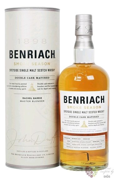 BenRiach  Smoke Season  Speyside single malt whisky 52.8% vol.  0.70 l