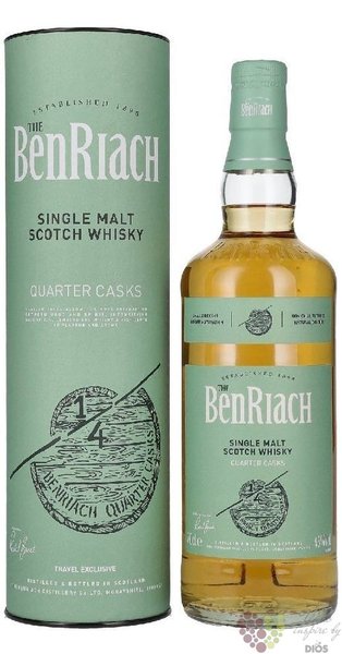 BenRiach  Quarter cask Classic  Speyside whisky 46% vol.  0.70 l