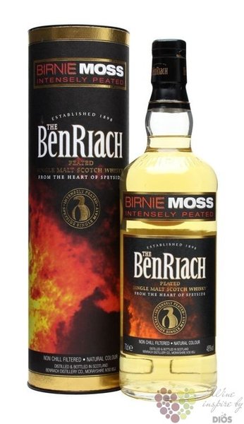 BenRiach  Birnie Moss Intensely peated  Speyside single malt whisky 40% vol.0.70 l