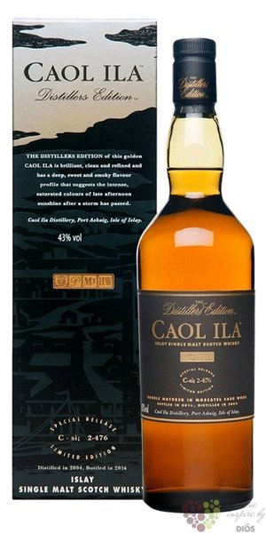 Caol Ila 2001  Distillers edition 2013  single malt Islay whisky 43% vol.  0.70 l