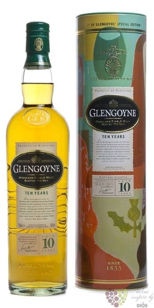 Glengoyne art  Xmass 2010  aged 10 years Highland whisky 40% vol.  0.70 l