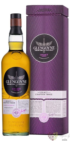 Glengoyne Legacy  Chapter Three  single malt Highland whisky 48% vol. 0.70 l