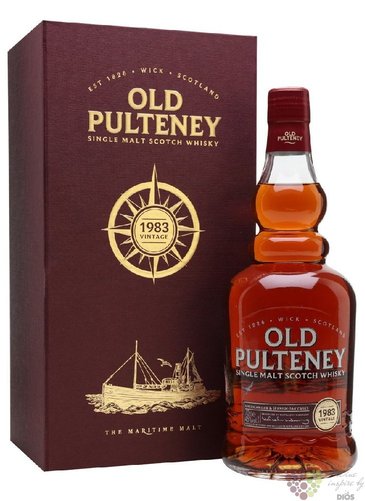 Old Pulteney 1983 33 years old single malt Highland whisky 44% vol.  0.70 l