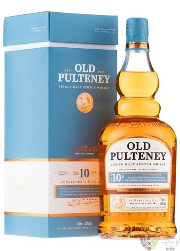 Old Pulteney 10 years old single malt Highland whisky 40% vol.  1.00 l