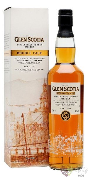 Glen Scotia  Double cask ed.2021  Campbeltown single malt whisky 46% vol.  0.70 l